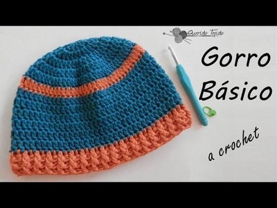 Gorro Basico a crochet - Basic Crochet Beanie ENGLISH SUB
