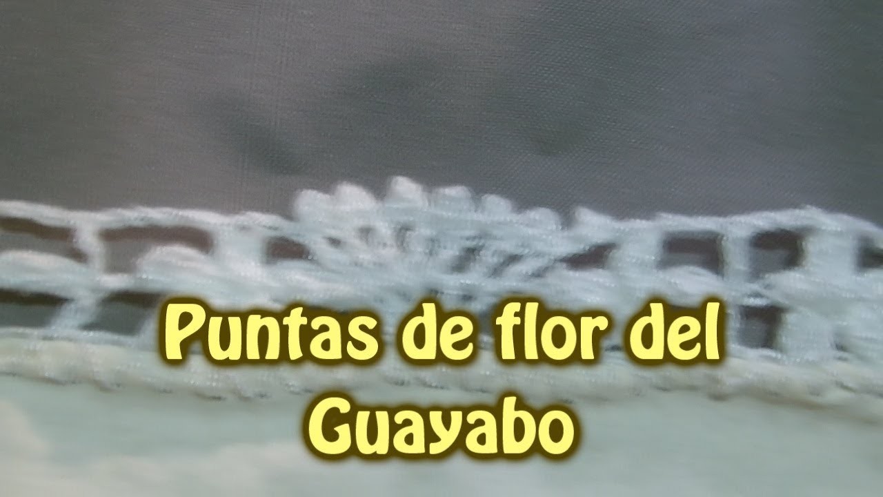 Puntas flor del guayabo |Creaciones y manualidades angeles