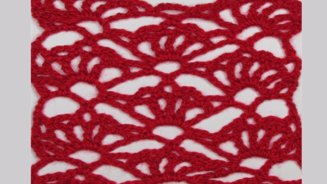 Punto crochet calado muy fácil de tejer - Mi Rincón del Tejido