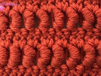 TEJIDOS A CROCHET: 4 Formas para Punto Espiral. HOW TO CROCHET: 4 Way to Knit Bullion Stitch