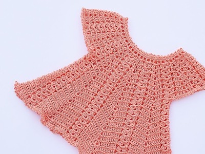 Vestido de niña a crochet muy fácil y rápido Majovel crochet