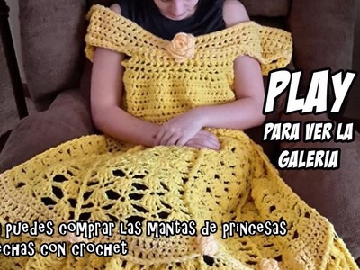 Ya puedes comprar las mantas de princesas hechas con crochet