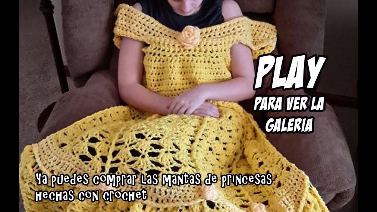 Ya puedes comprar las mantas de princesas hechas con crochet