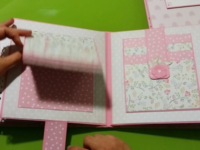Álbum, libro de firmas y caja decorada para Primera Comunión de niña