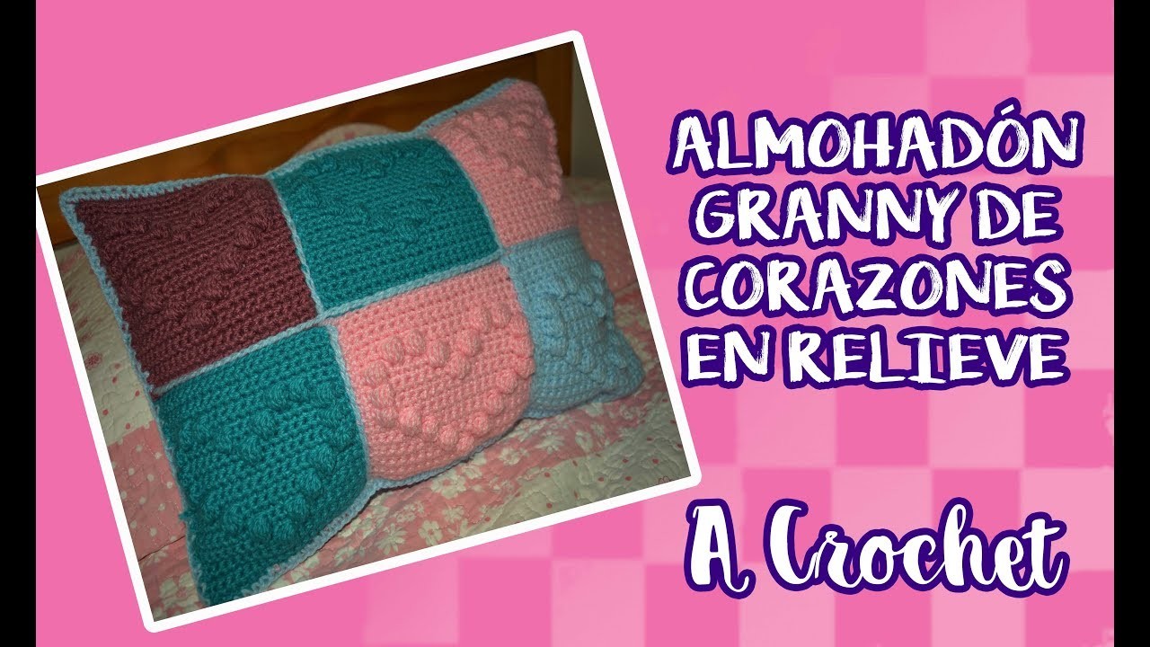 Almohadón Granny Corazón - Paso a Paso