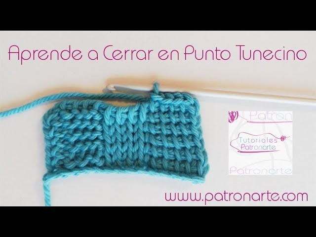 Cómo Cerrar Puntos en Punto Tunecino - Crochet Tunecino