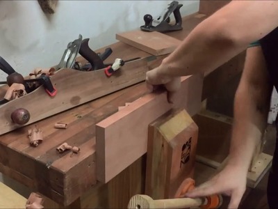 Como dejar cantos de madera a 90° con cepillo carpintero, plantilla