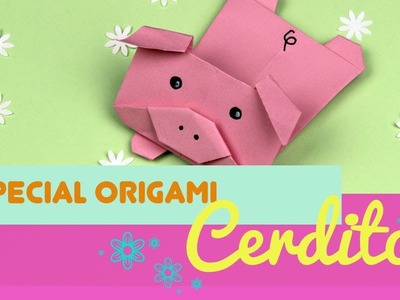 ¿Cómo hacer un cerdo de papel? ¡Cerdo de Origami paso a paso!