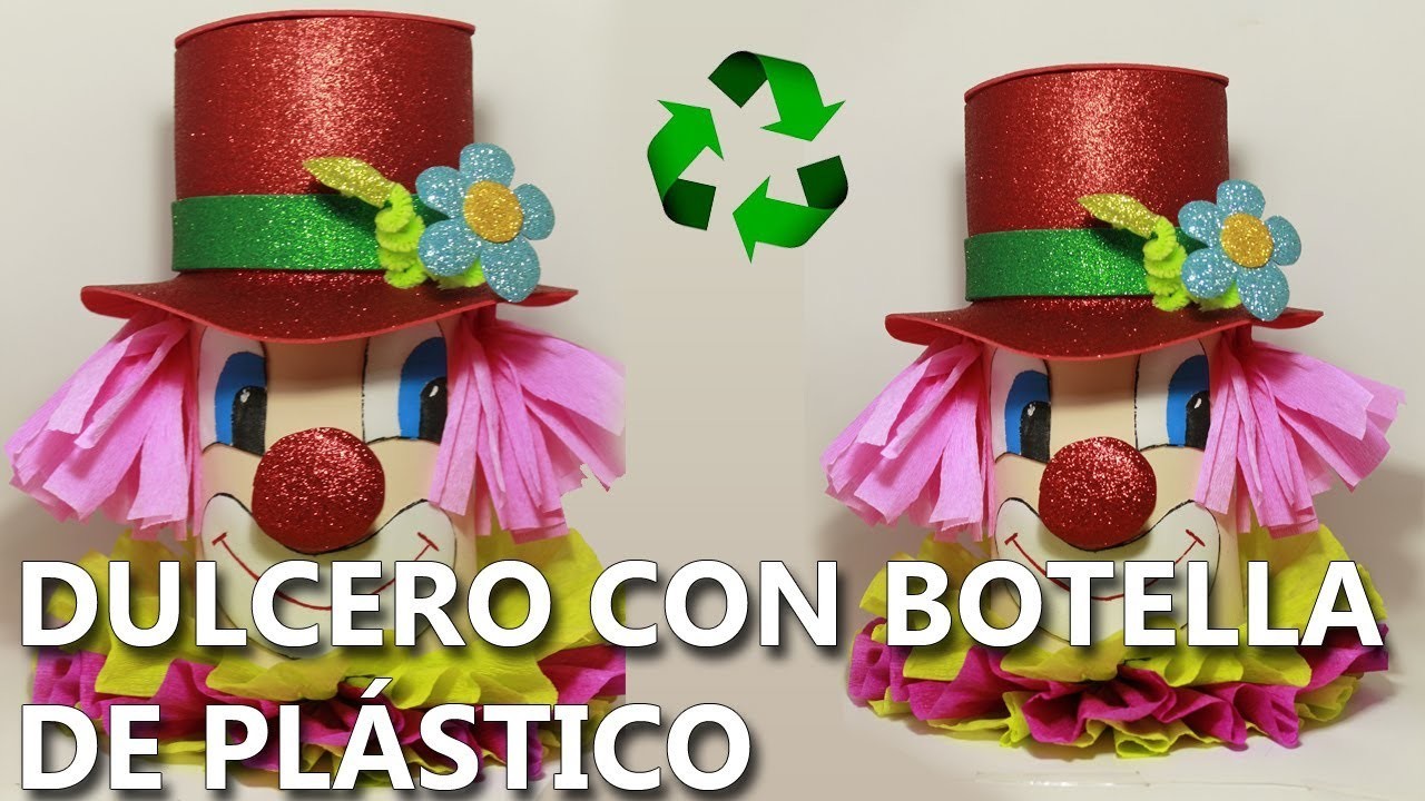 COMO HACER un DULCERO para REGALO con BOTELLA DE PLÁSTICO | Con reciclaje