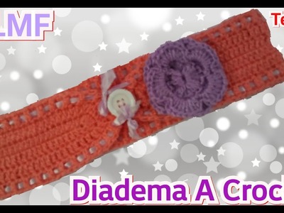 Crochet: Diadema, Vincha o Banda para el cabello- Manualidades La Manita Felíz