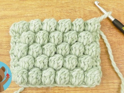 Crochet in stile Bolle | Modello in lana con palline | DIY Facile per principianti