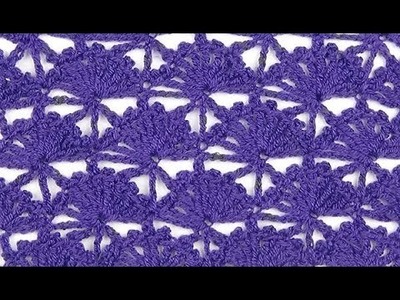 Crochet: Punto Abanico # 24 Recto