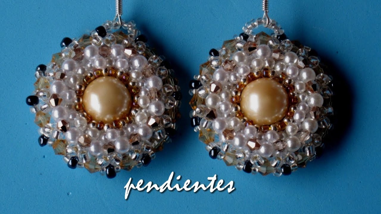 DIY - Pendientes princesa Carolina - Princess Carolina earrings