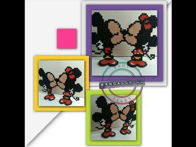 |Especial San Valentín| Mickey y Minnie Kissing Couple hama mini HD