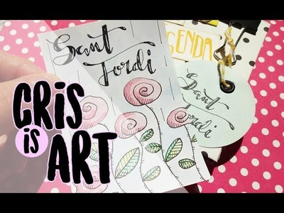 La Llegenda de Sant Jordi: Mis ilustraciones en un mini álbum | Scrapbook - Dibujo