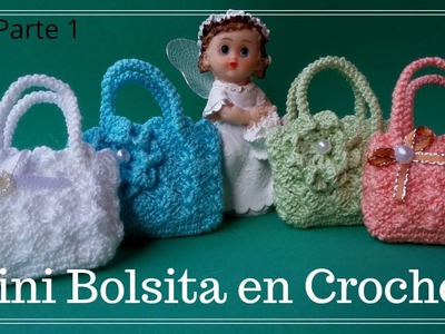 Mini BolsitaTejida a Crochet.Ideal para el Dia de la madre.PARTE 1
