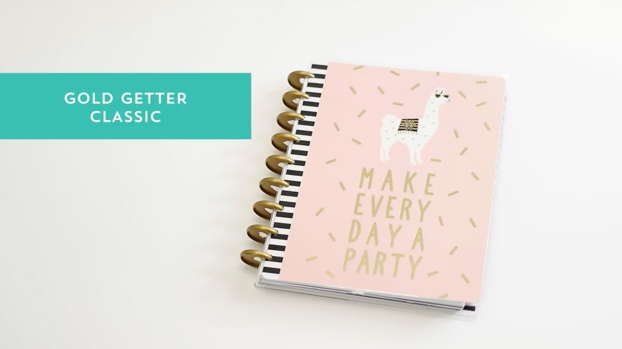 Planner Gold Getter - The Happy Planner 2018