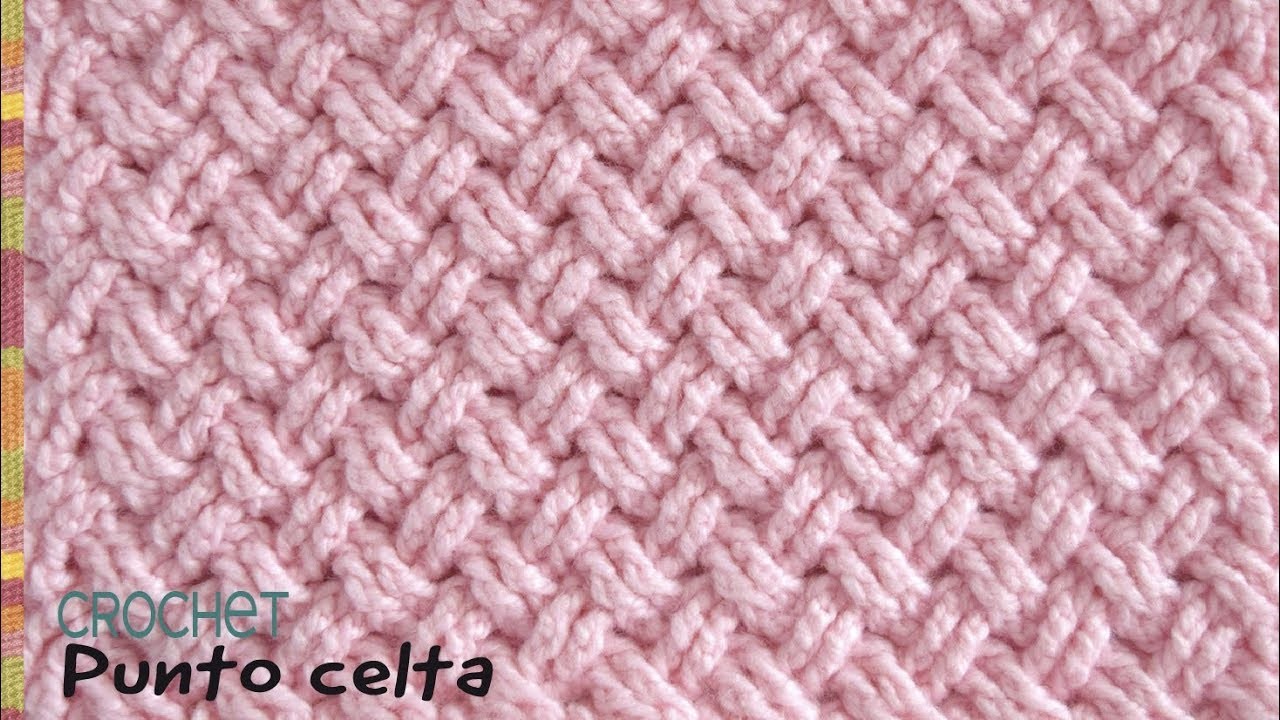 Punto diseño CELTA tejido a crochet. Tejiendo Perú