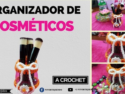 Regalo para mamá | Organizador de Cosméticos a Crochet | Regalo día de la Madre