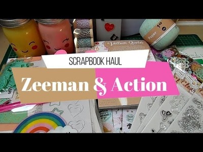 Scrapbook Haul | Zeeman & Action Bélgica | Yoltzin handmade