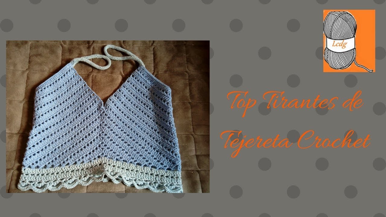Top Tirantes de Tejereta Crochet