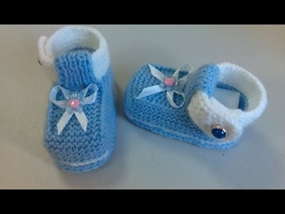 Zapatos hechos a crochet para niños y niñas