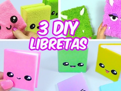3 IDEAS DIY LIBRETAS PARA LA ESCUELA!