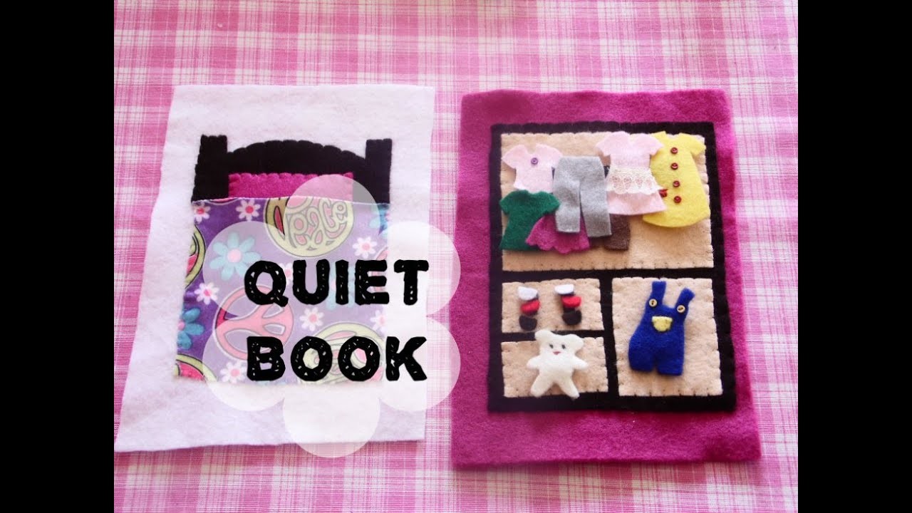 Cómo hacer un quiet book - Parte 1: El dormitorio