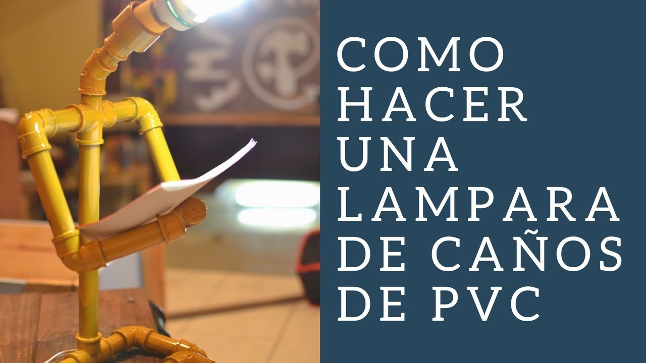 COMO HACER UNA LAMPARA CON CAÑOS PVC | Empo | EP. 23
