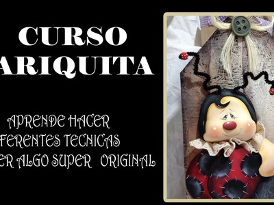 CURSO MARIQUITA TALLADO FOAMI CON TEXTURA _4PARTE FINAL