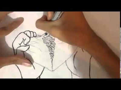 Dibuando corazón roto