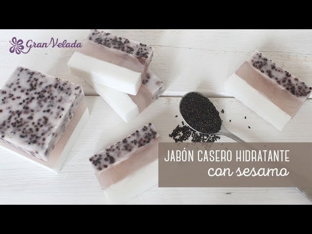 Jabon de sesamo casero