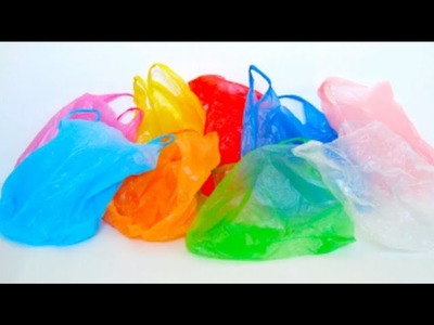 Manualidad : reusando bolsas plasticas ???? DIY reusing plastic bags