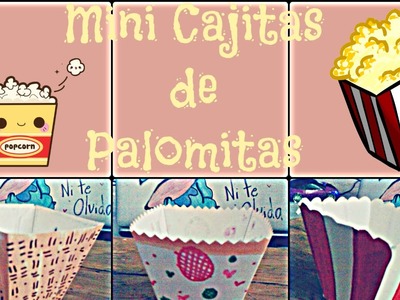 Mini Caja De Palomitas