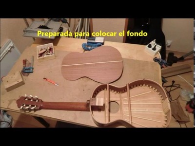 Reparación total guitarra clásica (3).Classic guitar restoration.Restauration guitare classique