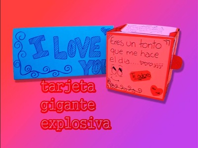 Tarjeta gigante explosiva. :DD