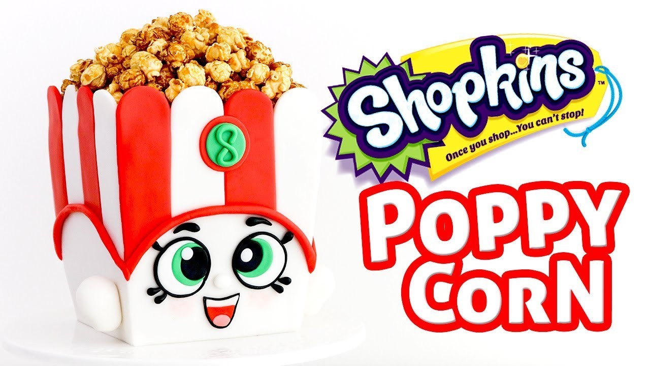 Torta. Pastel de Shopkins ????POPPY CORN ☆ Tan Dulce