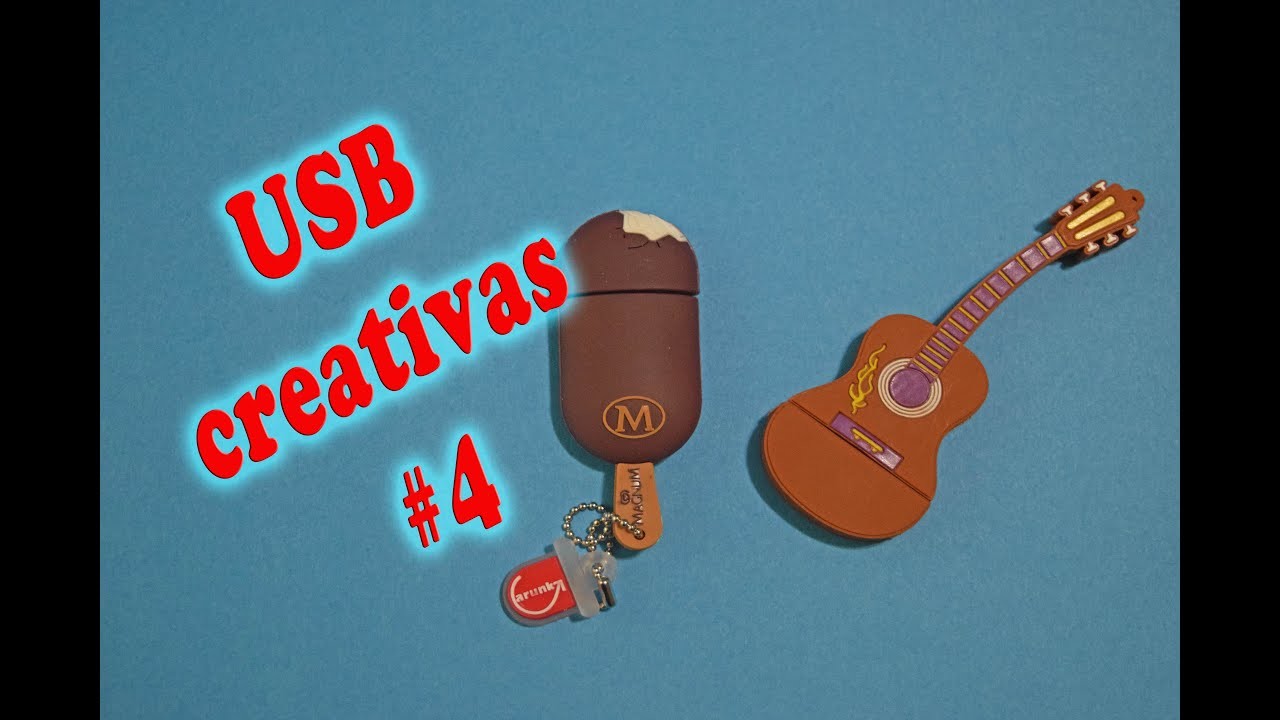 Usb Paleta magnun y Guitarra. Memorias usb creativas #4