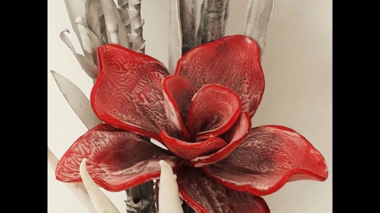 Video con bonitas flores artificiales de foam para decoración
