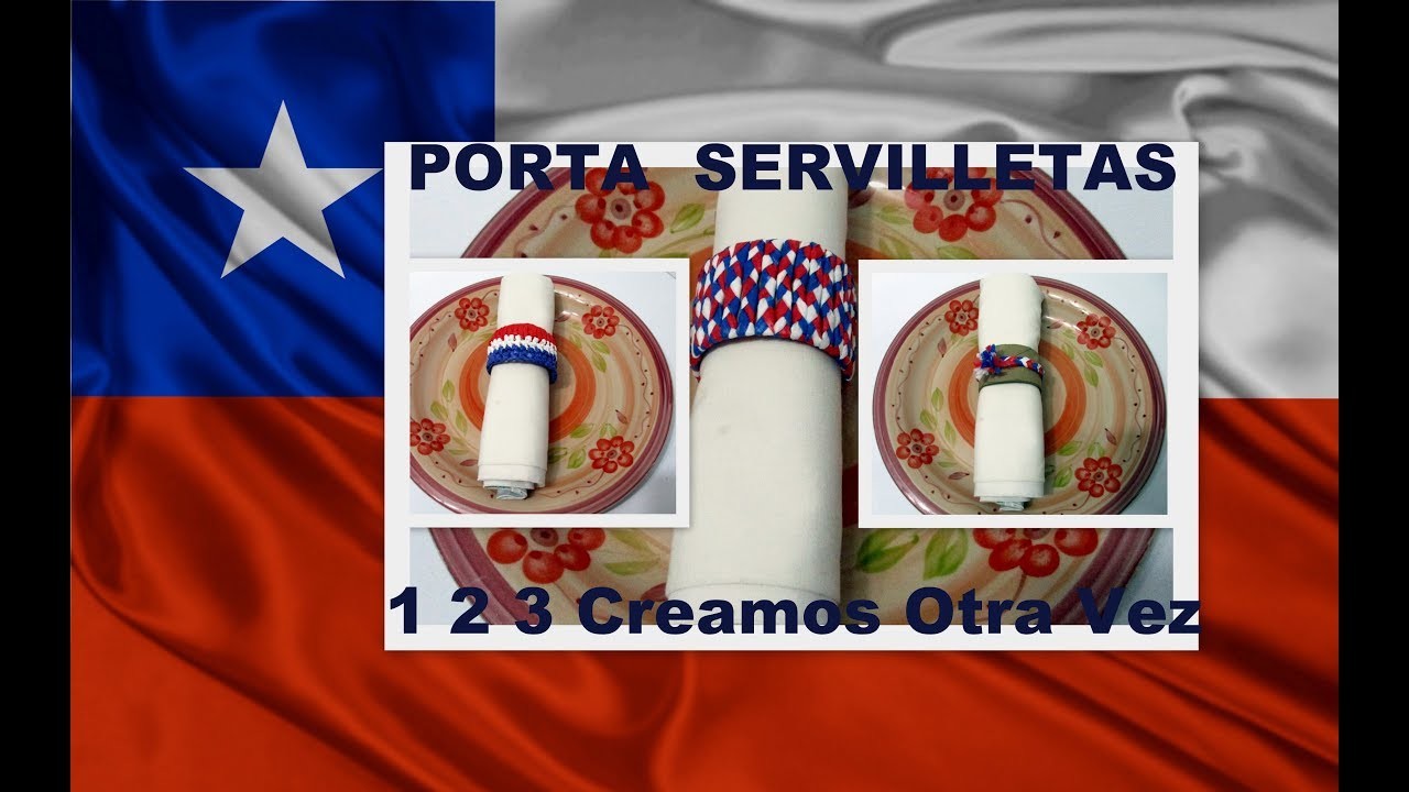 COMO HACER PORTA SERVILLETA 3 modelos de servilleteros Manualidades para Fiestas Patrias Chilenas