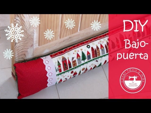 Cómo hacer un bajopuerta, ideas para Navidad