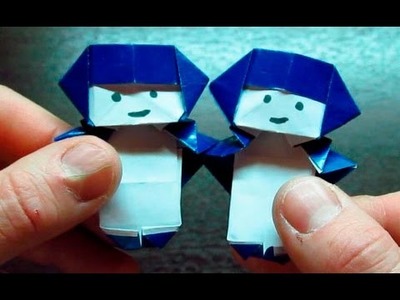 Como hacer un GEMINIS de papel | Origamis de papel HOROSCOPO (Muy fácil)