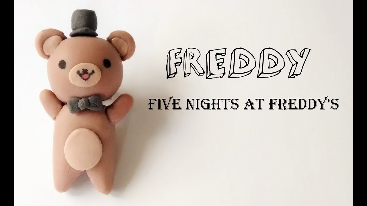 Five Nights at Freddy's - Freddy  tutorial.Porcelana fría. clay tutorial