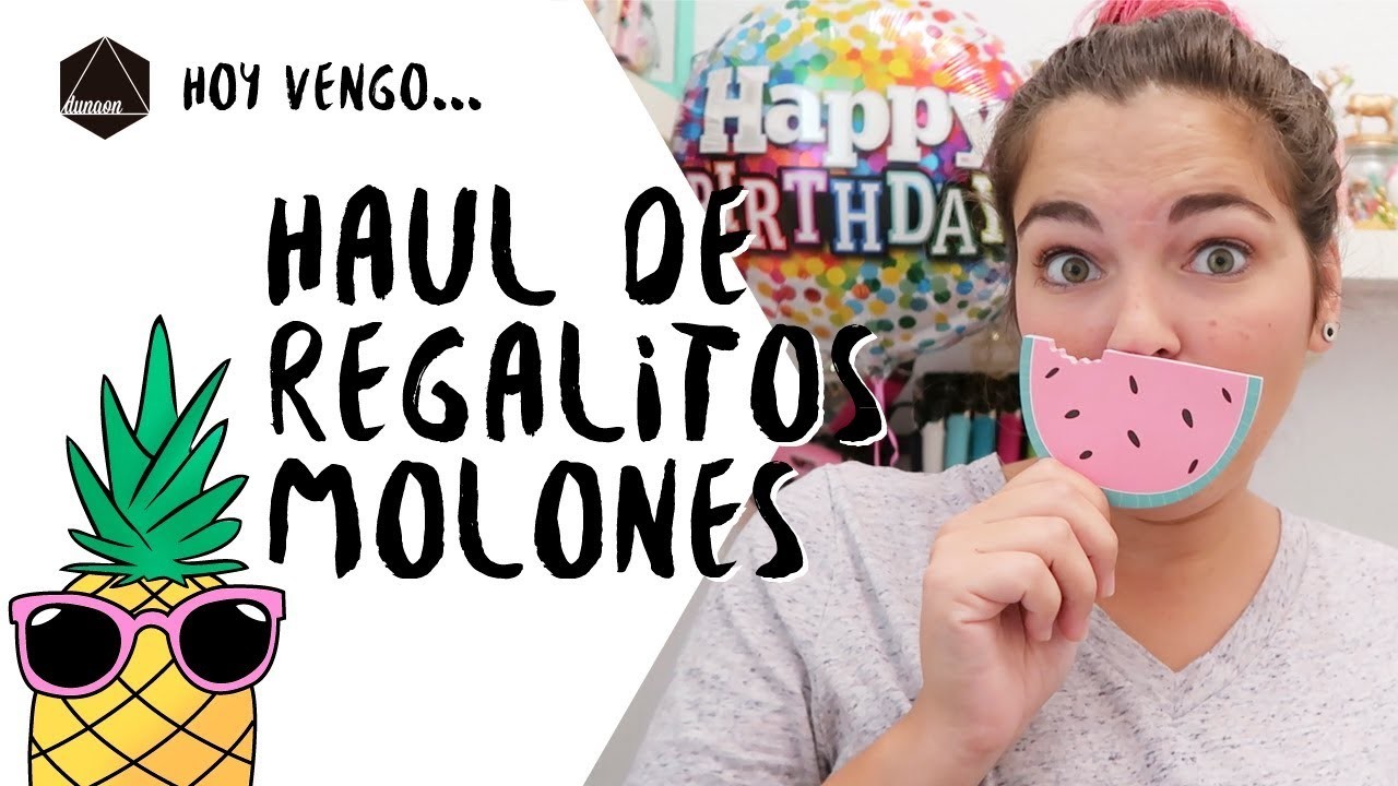 Haul de regalitos cumpleañeros