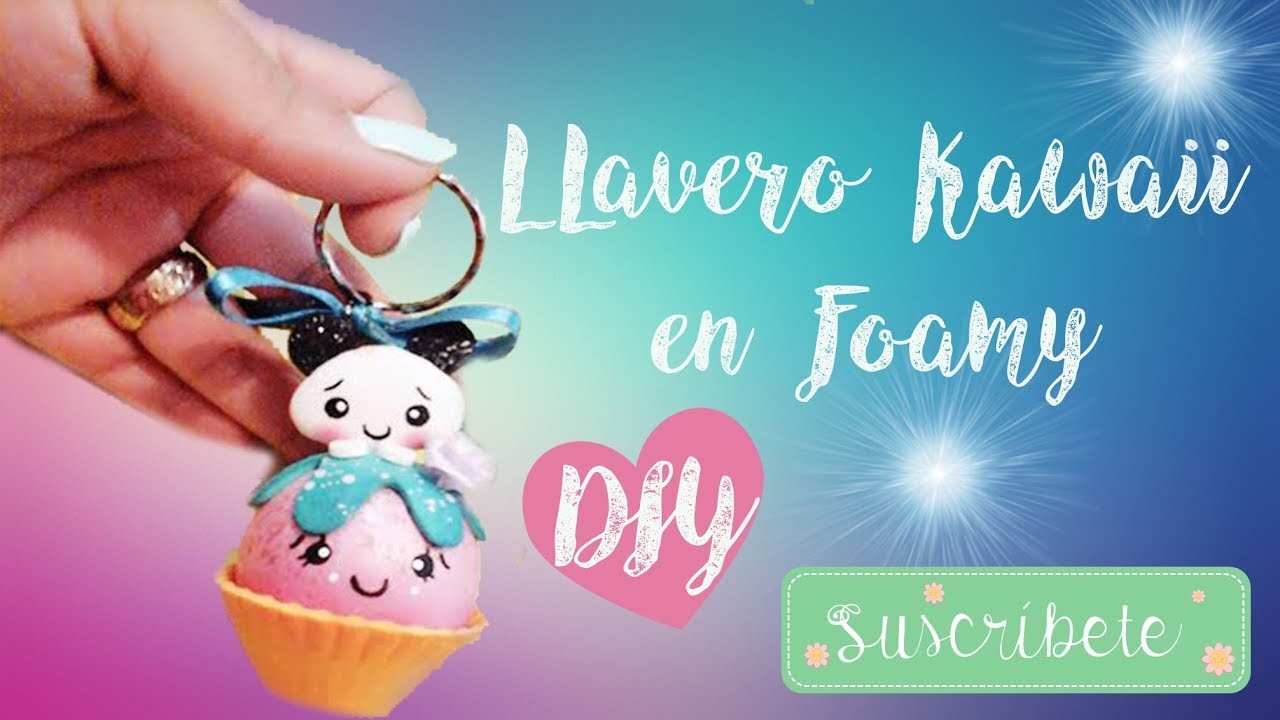 ♥♥ LLAVERO KAWAII FOAMY ♥♥