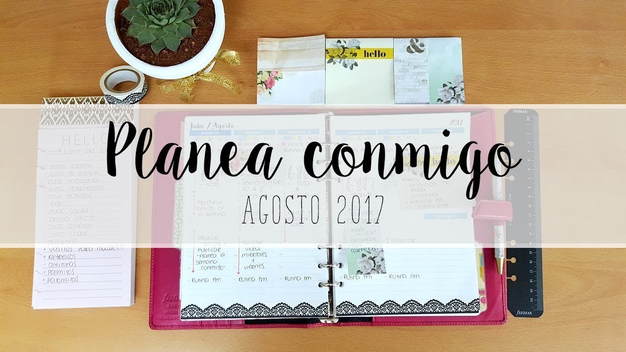 Planea Conmigo Agosto 2017 | Julieta Jareda