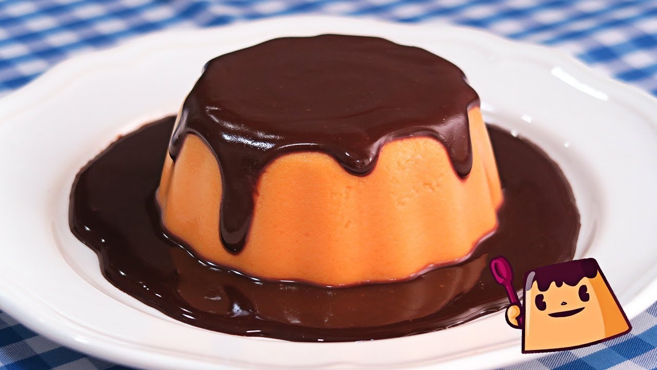 Pudding Japonés de Calabaza y Chocolate
