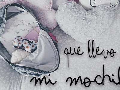 QUÉ LLEVO EN MI MOCHILA | Rumiharu ♡