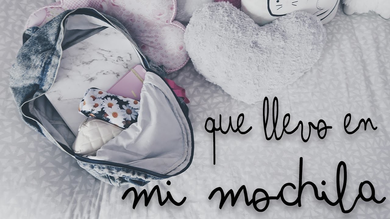 QUÉ LLEVO EN MI MOCHILA | Rumiharu ♡
