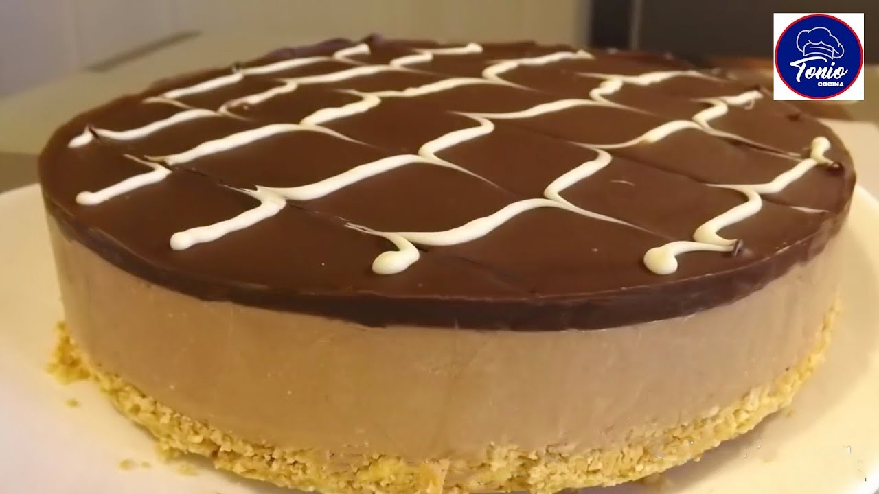 Cheesecake de chocolate (sin horno) | Tarta fría de Chocolate, la receta más fácil y rápida